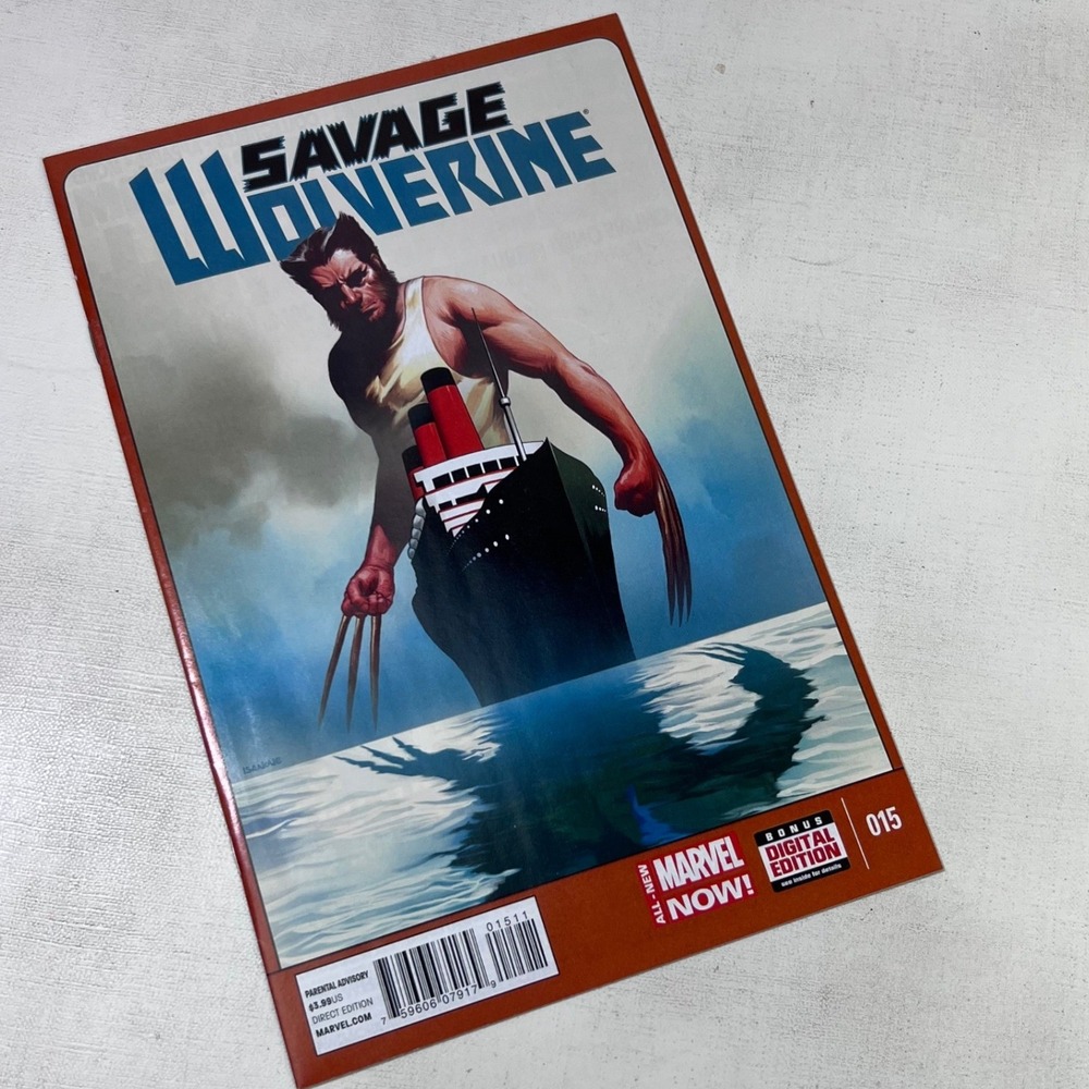 Marvel Savage Wolverine #15 Comic Book Marvel NOW! Logan 2014 Direct Edition